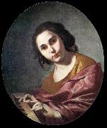 CAVALLINO, Bernardo Clavichord Player df France oil painting reproduction